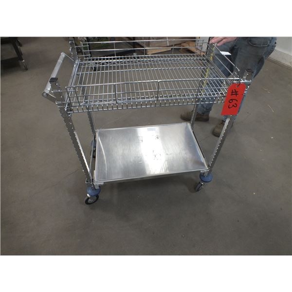 Stainless Steel Cart On Wheels