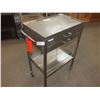 Image 1 : 2 Drawer Stainless Steel Cart On Wheels