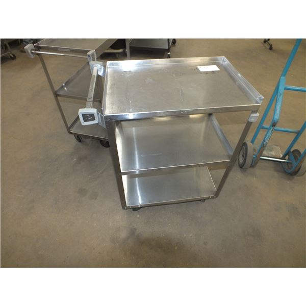 Stainless Steel Catering Cart On Wheels