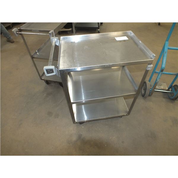 Stainless Steel Catering Cart On Wheels