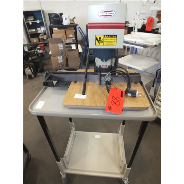 Electric Hole Punch w/ Cart On wheels