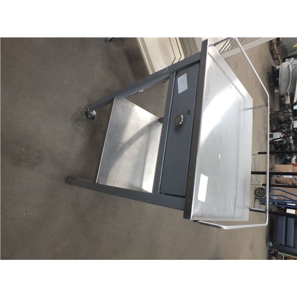 1 Drawer Stainless Steel Storage Table