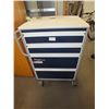 Image 1 : 4 Drawer Storage Cart w/ Key