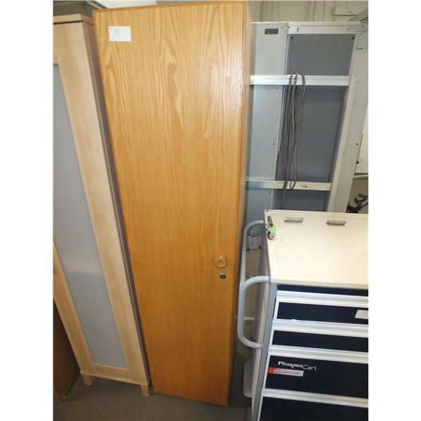 Wooden Wardrobe Cabinet w/ Key