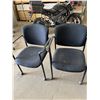 Image 1 : 2 Black Chairs