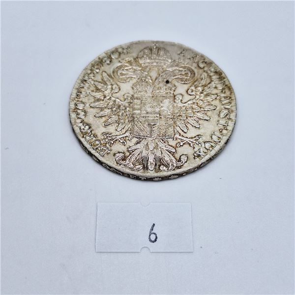 1780 Austrian Thaler 28g 83% Silver