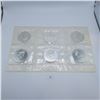 Image 1 : 1997 Uncirculated Canadian Maple Leaf Sheet of 6 - One Troy Ounce Silver Each