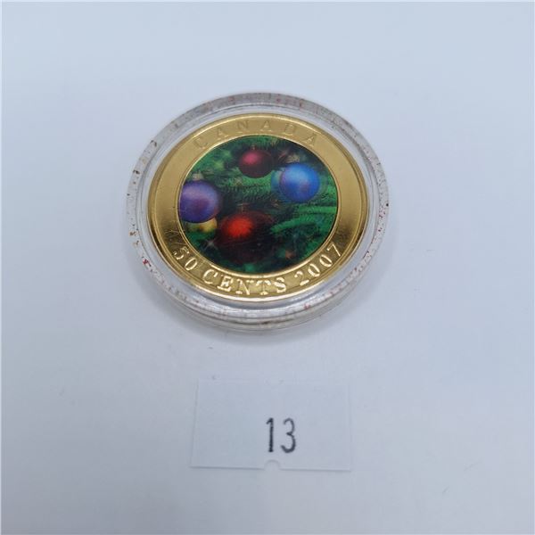 RCM 2007 Holiday Ornaments 50 Cent Coin