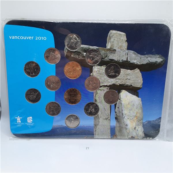 Vancouver 2010 Olympic Coin Set