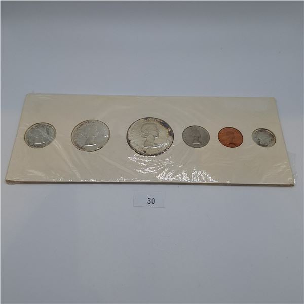 1957 Canada Proof-Like Coin Set with Original Cardboard Sleeve