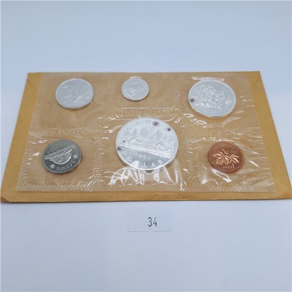 1963 Canada Proof Set 43.1g 80% Silver