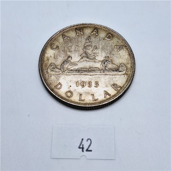 1935 Canada Silver Dollar 23.3g 80% Silver