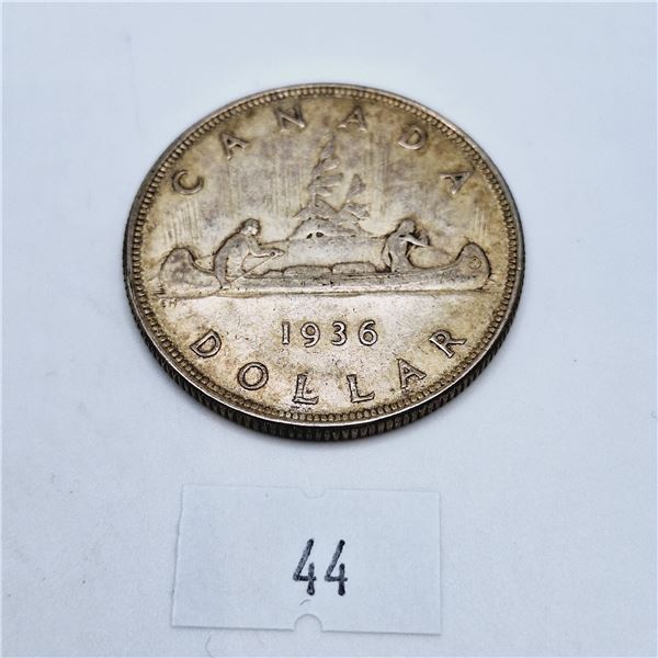 1936 Canada Silver Dollar 23.3g 80% Silver