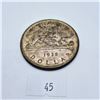 Image 1 : 1938 Canada Silver Dollar 23.3g 80% Silver