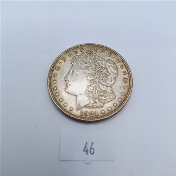1921 American Silver Morgan Dollar 26.73g 90% Silver