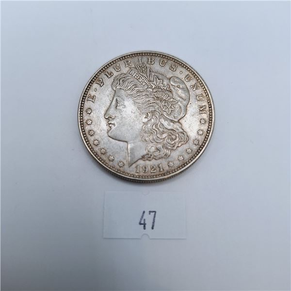 1921 American Silver Morgan Dollar 26.73g 90% Silver