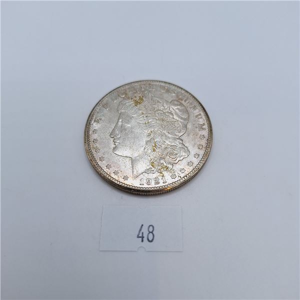 1921 American Silver Morgan Dollar 26.73g 90% Silver