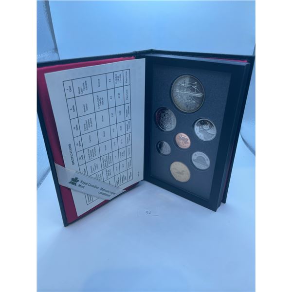 1991 Canadian Proof Set 23.33g 50% Silver