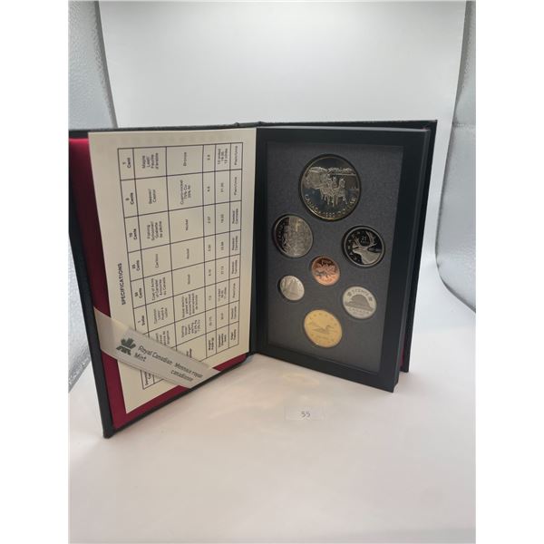 1992 Canadian Proof Set 25.175g 925 Silver