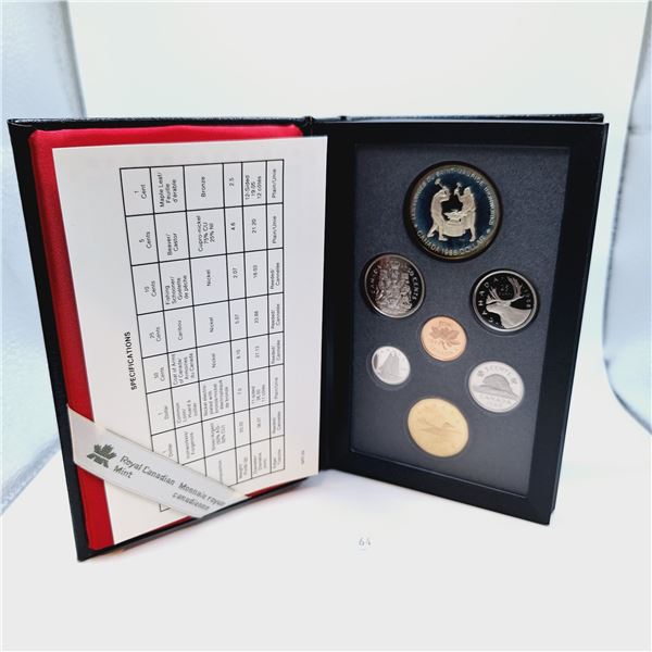 1988 Canadian Double Dollar Proof Set 23.3g 50% Silver
