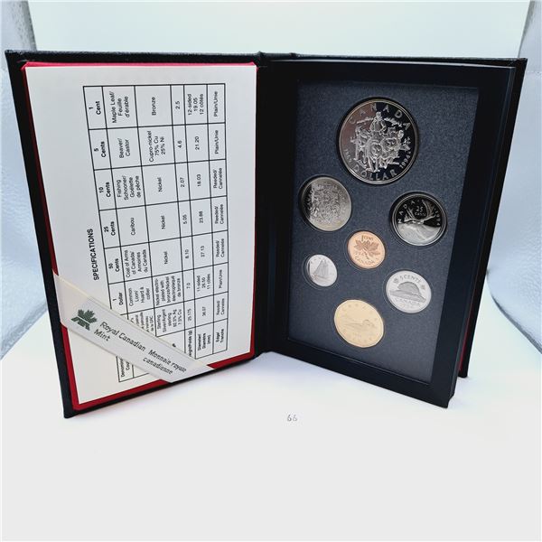 1994 Canadian Double Dollar Proof Set 25.175g 92.5% Silver