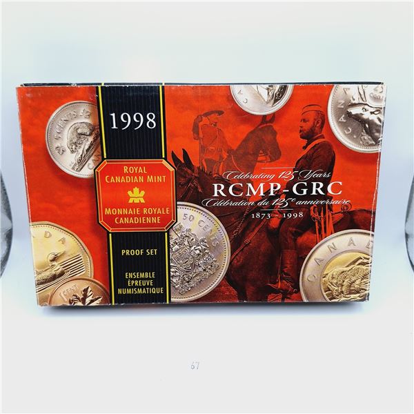 1998 Canada Proof Set 56.955g 92.5% Silver