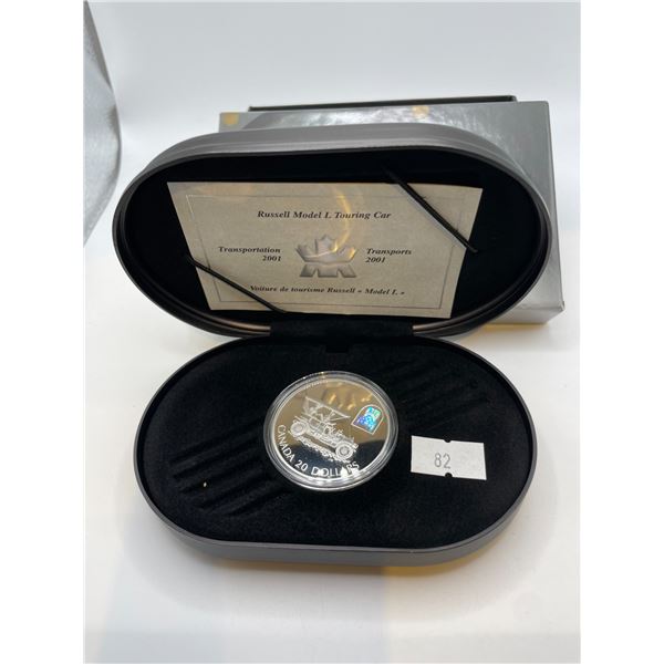 2001 RCM Russell Model L. Touring Car Coin 31.103g 925 Silver