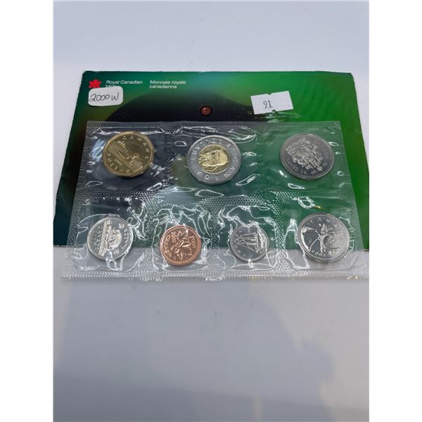 2000 Canadian Uncirculated Set