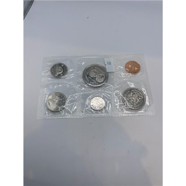 1974 Canadian Uncirculated Set 23.33g 50% Silver