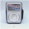 Image 2 : NGC MS70 Brisbane Money Expo 2022P Australia $1 Kookaburra - Koala Privy One Ounce Silver