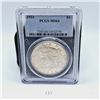 Image 1 : PCGS MS64 1923 American Silver Peace Dollar 26.73g 90% Silver