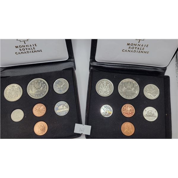 1977/78 RCM Specimen Coin Sets