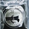Image 2 : RCM $20 Fine Silver Coin - Canoe 7.96g .9999 Silver