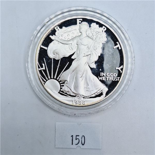 1986 American Silver Eagle One Ounce Silver Coin