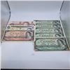 Image 1 : Canadian One and Two Dollar Bills $10 Face Value