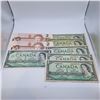 Image 1 : Canadian One and Two Dollar Bills $10 Face Value