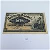 Image 1 : 1900 Dominion of Canada 25 Cent Banknote