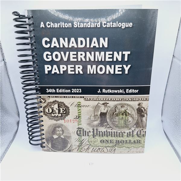 2023 Charlton Standard Catalogue - Canadian Government Paper Money