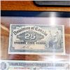 Image 3 : Framed Set of 3 25 Cent, $1, $2 Canadian Banknotes