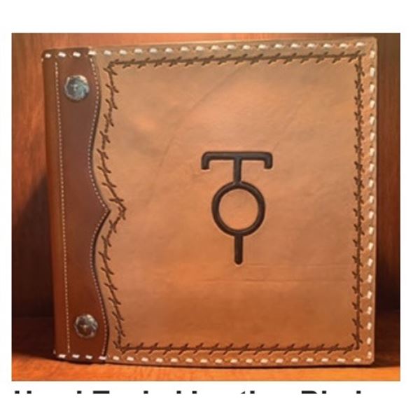 Hand-Tooled Leather Binder