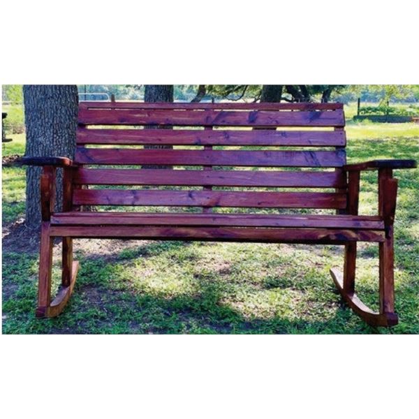 Wooden Rocker Bench