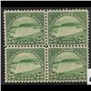 Image 2 : Scott # 568, Block Of Four Green Stamps With XF Centering And NH Gum
