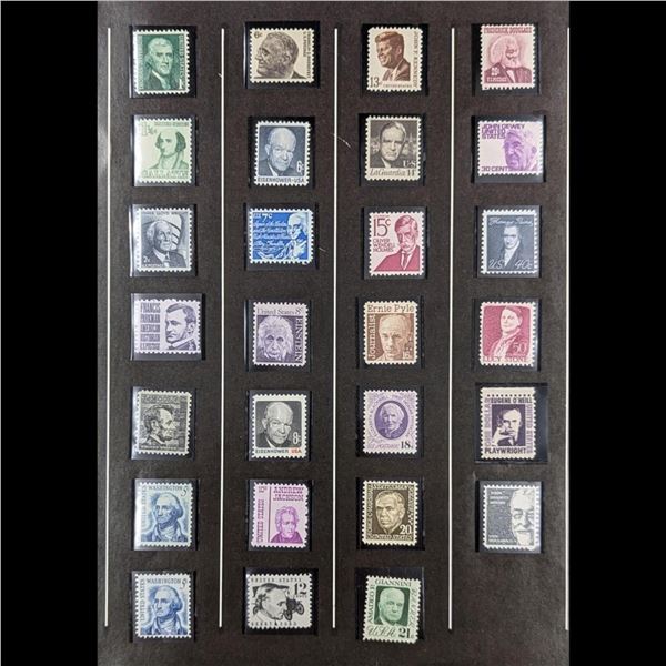 Complete Set Of 27 All Mint And Mounted General Issues In Production From 1965-1978