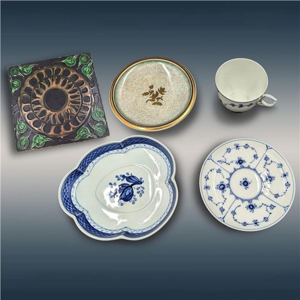 Vintage 4 Piece Lot Of Royal Copenhagen Dishes
