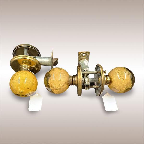 Vintage Weiser Acrylic Door Knobs