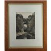 Image 1 : Hal Burrowes (American, 1880-1926) Pencil-Signed Photograph "Natural Bridge Of Virginia" 1920s