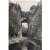 Image 4 : Hal Burrowes (American, 1880-1926) Pencil-Signed Photograph "Natural Bridge Of Virginia" 1920s