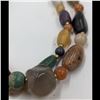 Image 11 : Set Of 3 Large Carved And Polished Precious Stone Beaded Necklaces
