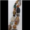 Image 12 : Set Of 3 Large Carved And Polished Precious Stone Beaded Necklaces