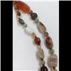 Image 4 : Set Of 3 Large Carved And Polished Precious Stone Beaded Necklaces